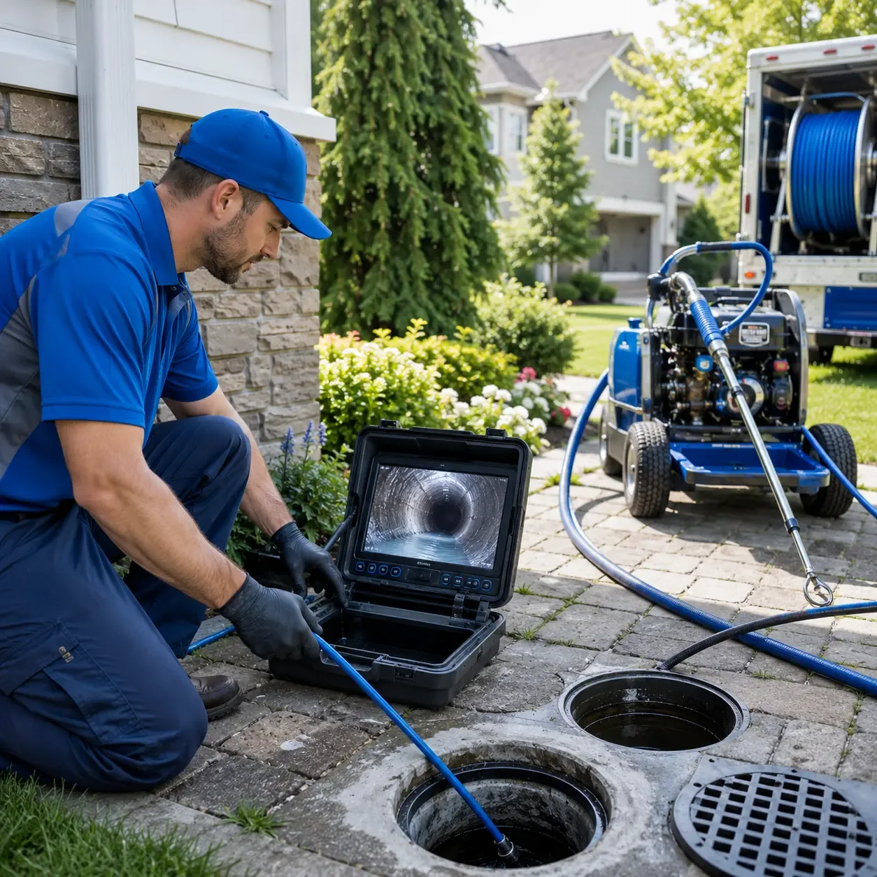 Outdoor drain cleaning professionals serving Accident, MD